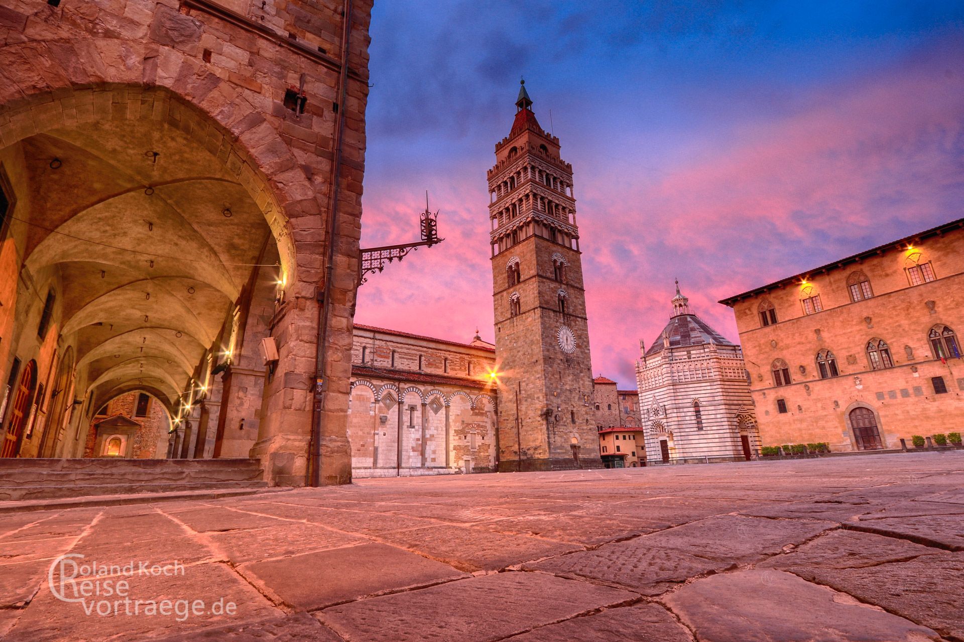 Piazza del Duomo, Pistoia, Toskana